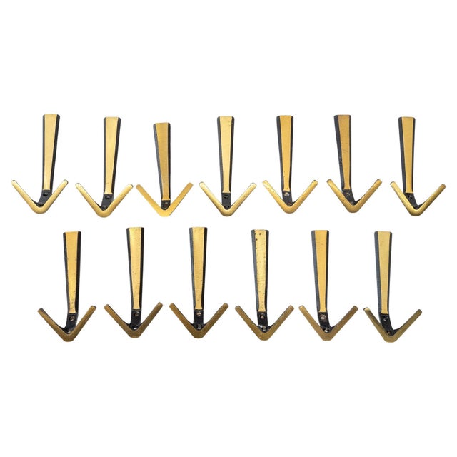 Black 13 Wall Hooks by Herta Baller, 1950s, Set of 13 For Sale - Image 8 of 8
