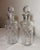 1930s Antique William Devenport Sterling Silver Cut Crystal Glass Decanter - a Pair For Sale - Image 5 of 15