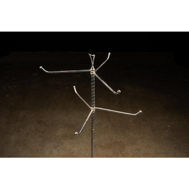 Industrial 1960s Vintage Nickel Plated Point Of Sale Tie Display For Sale - Image 3 of 4