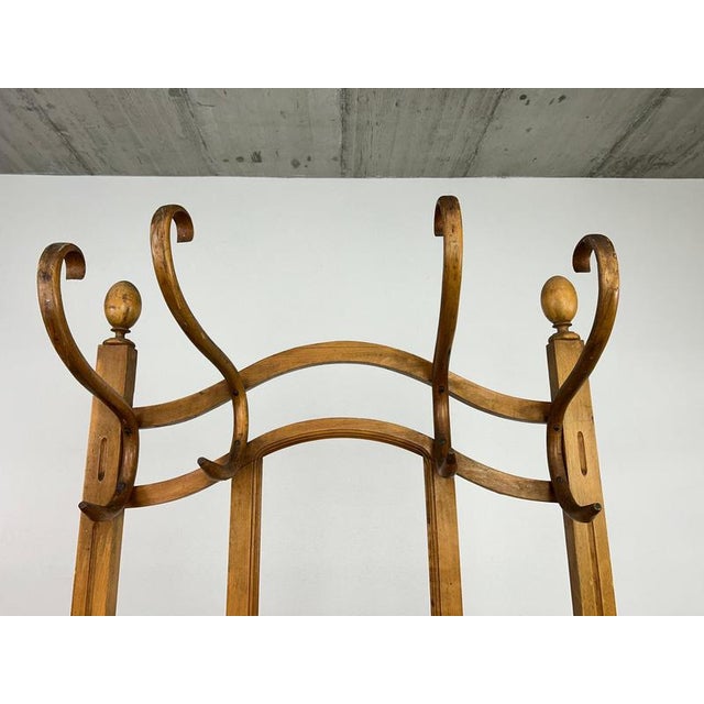 No.1082 Coat Rack attributed to J&J Kohn, 1890s For Sale - Image 3 of 14
