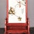 This is a magnificent vintage Chinese Rosewood Table Screen featuring a hand-painted Famille Rose Porcelain Plaque. The...