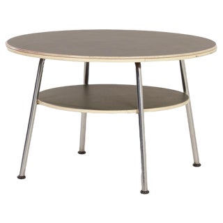 Large Round 529 Coffee Table by W.H. Gispen, 1950s For Sale