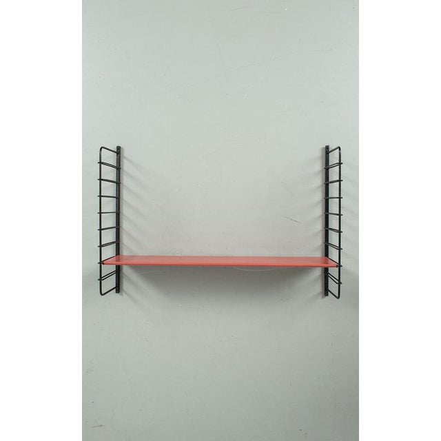 Vintage Brown Wall Shelf For Sale - Image 6 of 7