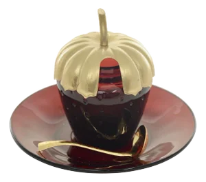 Ruby Red Jelly Serving Set - 4 Pieces