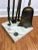 1920s Dolphin Brass Fireplace Tool Set With Marble Base For Sale - Image 5 of 7