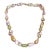 Bochic “Capri” Vintage Baroque Pearl & Multi Gem Necklace Set in 18K & Silver For Sale