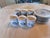 Turkish Vintage Hand Made Blue and White Turkish Coffee /Espresso Cups - 12pcs, Never Used For Sale - Image 3 of 8