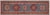 Blue Rustic Super Kazak Light Blue/Red Wool Runner Rug- 2'5'' X 9'9'' For Sale - Image 8 of 10