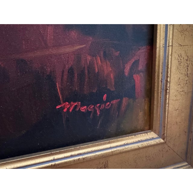 An evocative early work by American contemporary artist Jay Maggio, created prior to the artist's widely recognized tree-...