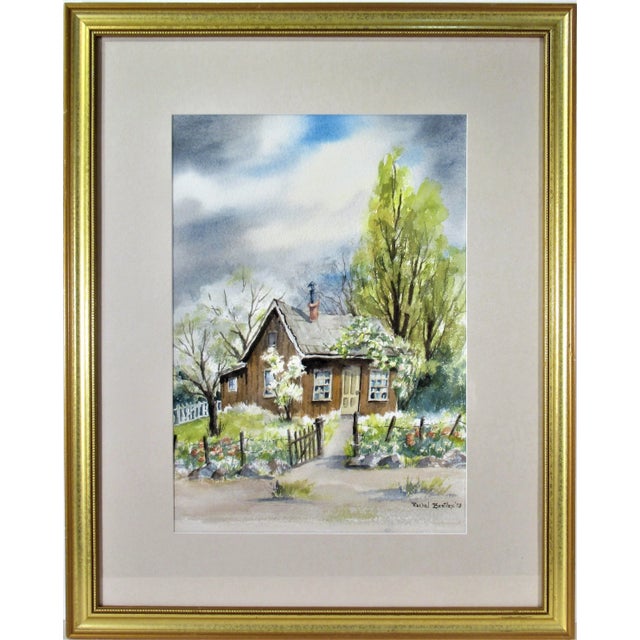 Rachel Bentley, Landscape with House, 1973 For Sale In San Francisco - Image 6 of 6