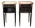 Early 20th Century French Louis XVI Revival Pair of Nightstands in Carrara Marble and Gilt Bronze For Sale