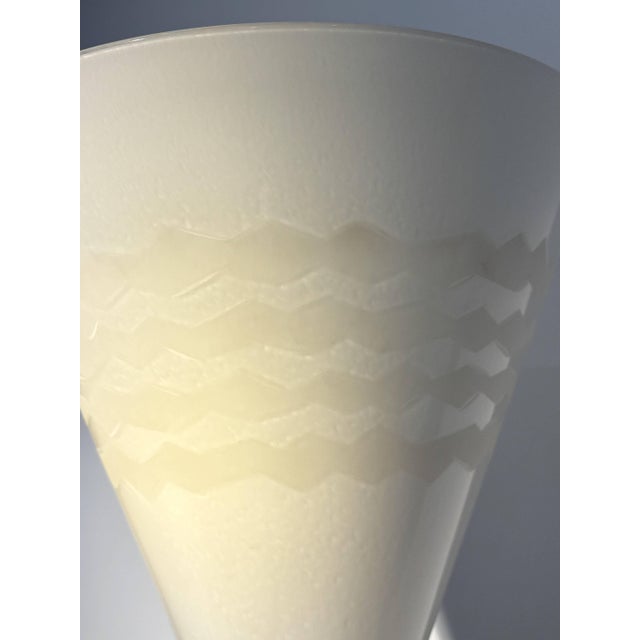 Blown Opaline Murano Glass Floor Lamp from Barovier & Toso, Italy, 1980 For Sale - Image 10 of 13