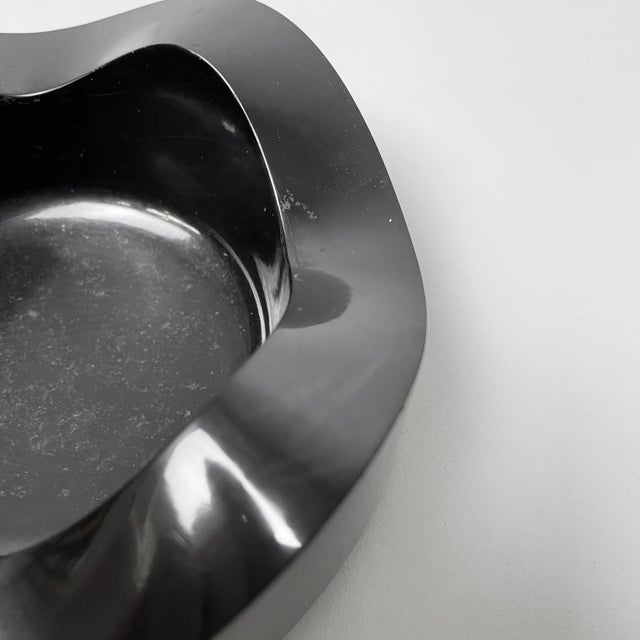 German Space Age Black Plastic Ashtrays by Walter Zeischegg for Helit, 1970s, Set of 3 For Sale - Image 9 of 14