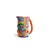 Ceramic jug hand painted with enamel created by Uruguay Artist Alfonso Reyes. At trobar we use it to serve our Sangria....