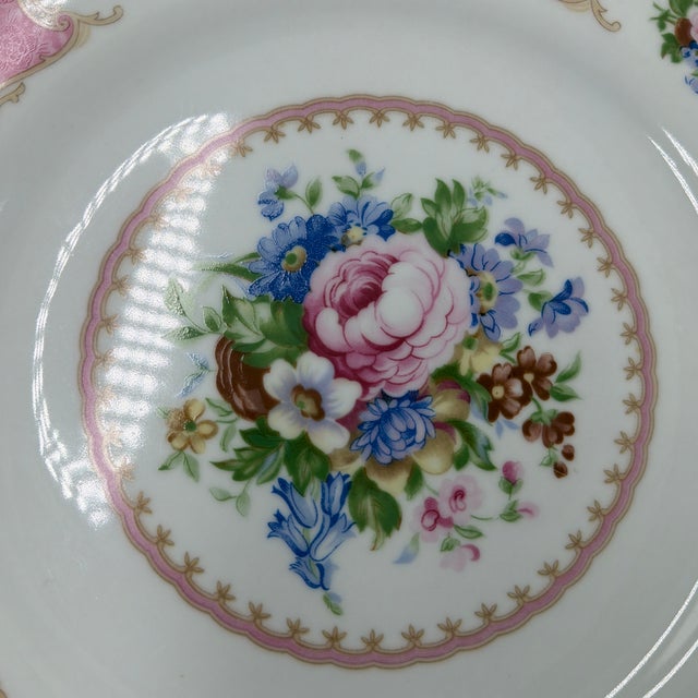1990s Remington Red Sea Fine China Set With 12 Place Settings - 67 Piece For Sale In Boise - Image 6 of 12