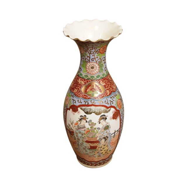 Vintage Asian Porcelain Vase For Sale - Image 13 of 13