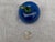 Vintage Blue Glass Tomato Paper Weight For Sale - Image 11 of 11