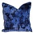 Clarke & Clarke Crush Midnight Fabric Pillow Cover For Sale