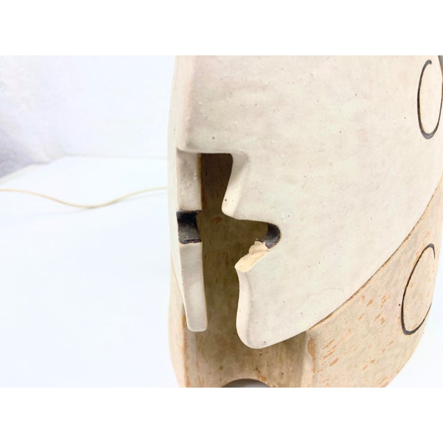 Sculptural Studio Ceramic Table Lamp, 1980s For Sale - Image 6 of 18