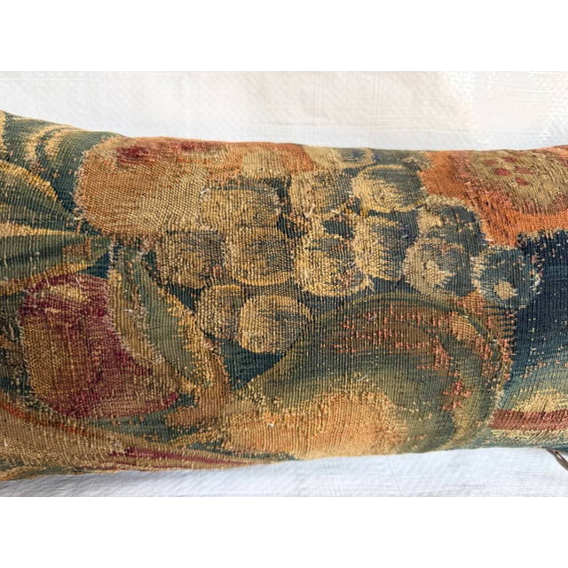 17th Century 17th Century Flemish Fruit and Botanical Pillow For Sale - Image 5 of 7