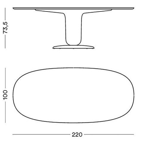 Beige 220 Explorer Dining Table by Jaime Hayon for BD Barcelona For Sale - Image 9 of 10