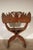 Brass 19th Century Anglo-Indian Brass Inlaid Savonarola Chair With Peacocks For Sale - Image 8 of 12