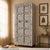 Dimensions: 33.5″wide X 16″deep X 72″high Features: • A rare piece and one of its kind exists • 100% solid wood...