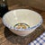 This vintage large Italian ceramic pasta dough bowl is a charming addition to any kitchen or dining table. With its round...