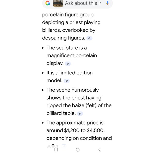 Magnificent Billiards Porcelain Display For Sale - Image 10 of 11