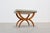 Empire Style Curule Stool with Striped Upholstery, France, 1950s For Sale - Image 6 of 12