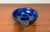 Vintage Danish Blue Ceramic Candleholder from Stelton For Sale - Image 4 of 18