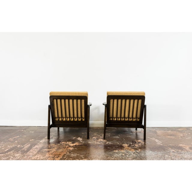 Mid-Century Modern Lounge Chairs by Zenon Bączyk, Poland, 1960s, Set of 2 For Sale - Image 10 of 13