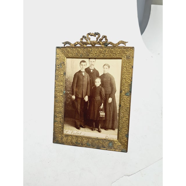 Bronze and Glass Rococo Frame, France, 1890s For Sale - Image 11 of 17