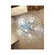 Transparent and Light Blue Triedro Chandelier in Murano Glass For Sale - Image 10 of 14
