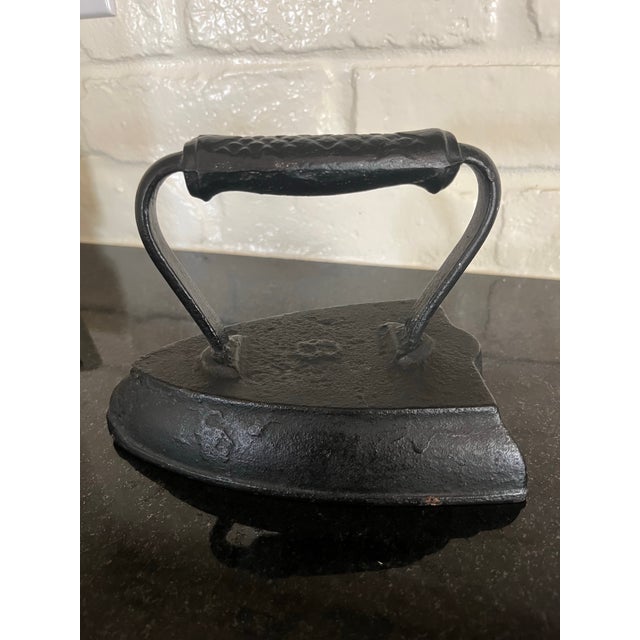 Antique Cast Iron Flat Iron For Sale - Image 4 of 8