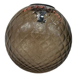 Murano Style Glass Balloton Fume Pendant Sphere by Simoeng For Sale