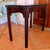 Wood Georgian Serpentine Mahogany Game Table With Carved Rosette Edge For Sale - Image 7 of 14
