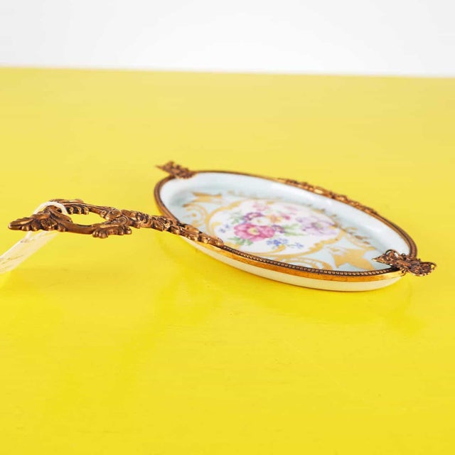 Ceramic Limoges Ceramic Ashtray with Handle For Sale - Image 7 of 11
