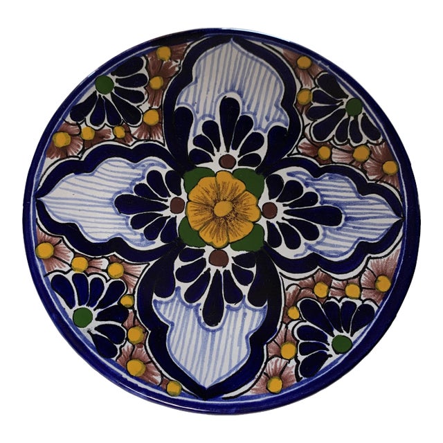 Mexican Redware Plate For Sale