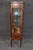 19th C French Louis XV Style Bronze Ormolu Mounted and Parquetry Inlaid Vitrine. For Sale - Image 4 of 14