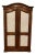 Late 20th Century Hickory White Hand-Painted French Country Armoire For Sale
