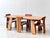 Wood Sapporo Dining Table and Chairs in Walnut by Mario Marenco for Mobilgirgi, Italy, 1970s, Set of 5 For Sale - Image 7 of 16