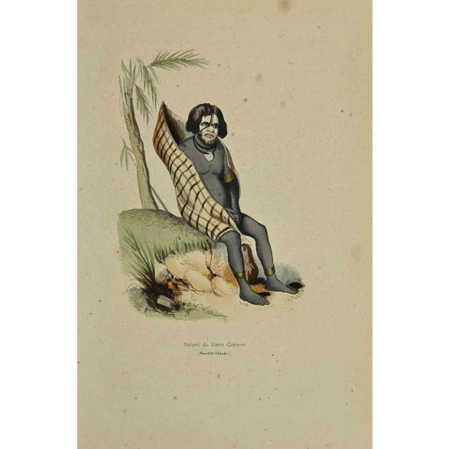 Naturel du Havre Carteret is a hand colored lithographs made by Auguste Wahlen in 1844. good conditions. the artwork...