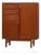 1960s Danish Modern Teak Armoire Dresser For Sale
