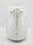 Large Vintage English White Ironstone Pitcher For Sale - Image 4 of 10
