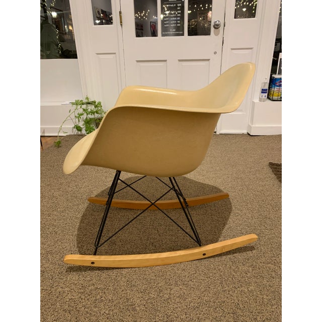 Mid 20th Century Midcentury Charles and Ray Eames Rar Rocking Chair For Sale - Image 5 of 9