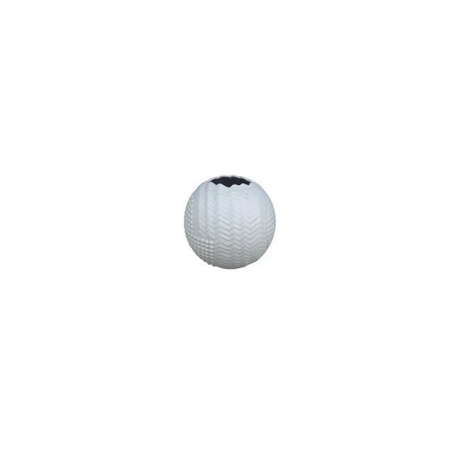 White Space Age Vase attributed to Enzo Bioli for Il Picchio, Italy, 1970s For Sale - Image 3 of 6