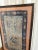 Wonderful vintage, possibly antique, Chinese silk tapestry sewn in muted shades of blue, greens, gold and cream with a...