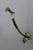 Gold Art Nouveau Clothes Hook from Brass, 1900s, Set of 5 For Sale - Image 8 of 9