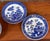 Vintage Blue Willow English Ceramic Divided Dinner Plates - Set of 6 For Sale - Image 9 of 9
